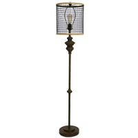 31 stolna svjetiljka-Vintage zlatna završna obrada - bijela tkanina u tvrdom uvezu