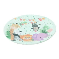 Papirnati tanjuri zvijeri iz džungle jednokratni tanjuri za torte sa životinjama iz crtića Pribor za rođendansku zabavu