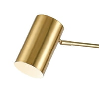 58-inčna visoka podna svjetiljka s 1 svjetiljkom - mesing od meda