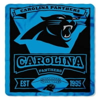 Carolina Panthers Marque tiskano runo bacanje,
