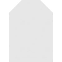 20 W 16 H osmerokutna gornja površinska nosač PVC Gable Oblub: Nefunkcionalan, W 2 W 1-1 2 P Brickmould Okvir