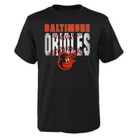 Baltimore Orioles Dječaci grafički majilac kratkih rukava, veličine 4-18, 9k3bxmbs8