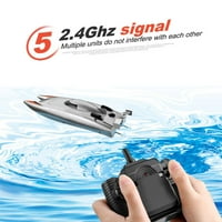 2,4 GHz daljinski upravljač dvomotorni 2-kanalni gliser velike brzine 2 trkaći Čamci Vanjska Igračka