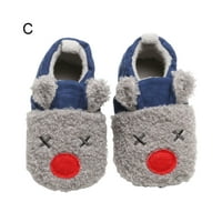 Zimske neklizajuće cipele s pamučnom podstavom za novorođenčad, papuče, čizme, tople čarape za bebe